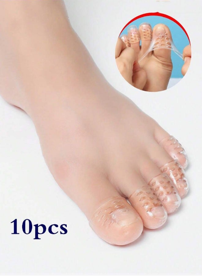 Generic 10pcs Breathable Toe Protector, Anti-Friction Soft Toe Covers  - Image 1