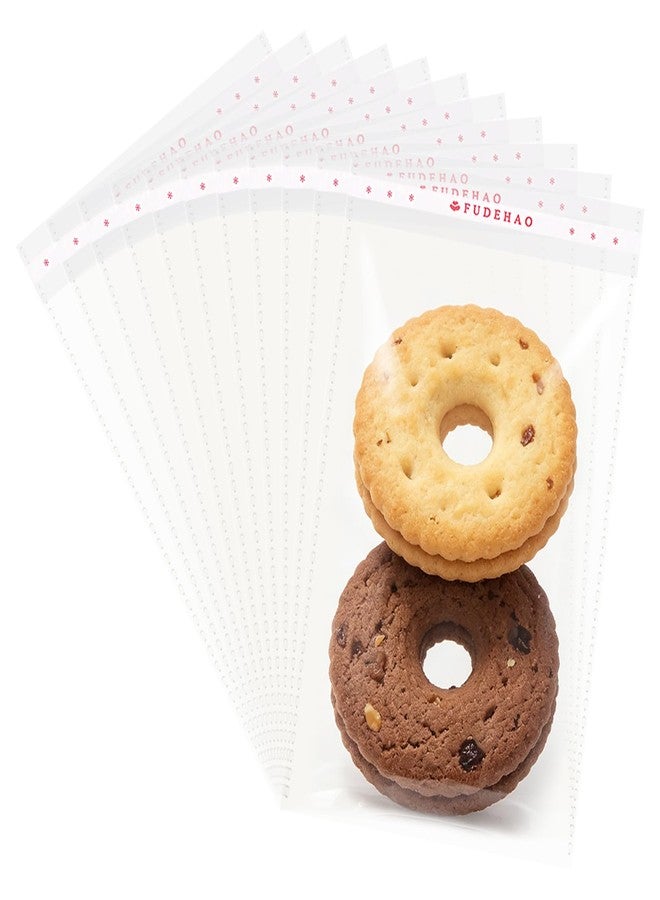 Volokitx 600 PCS 4x6 Inches Cellophane Bags Self Sealing, Clear Cookie Bags, Resealable Cello Bags for Packaging Cookies, Candies, Treats, Jewelry, and Party Favors - Image 1