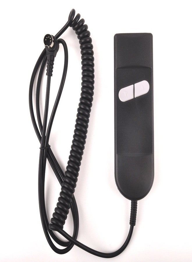 بي.آر. وحدة تحكم يدوية لكرسي الرفع أو وحدة تحكم يدوية لكرسي الاسترخاء الكهربائي، زرين وخمسة دبابيس - Image 1