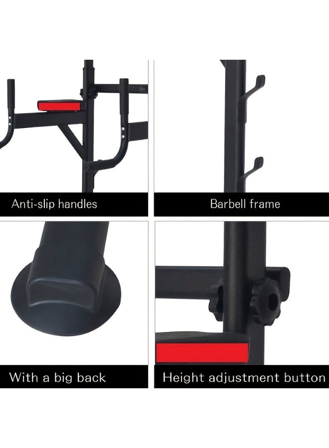 EGG PRO Multifunction Power Tower with Bench Pull Up Bar Dip Station for Home Gym Workout Strength Training Fitness Equipment - Image 5