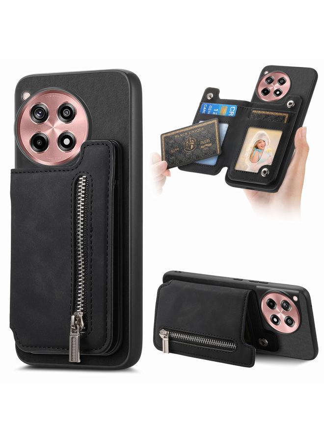 S-TOP Case For OnePlus Nord CE4 / Ace 3V Retro MagSafe Zipper Wallet Card Bag Back Phone Case - Image 1