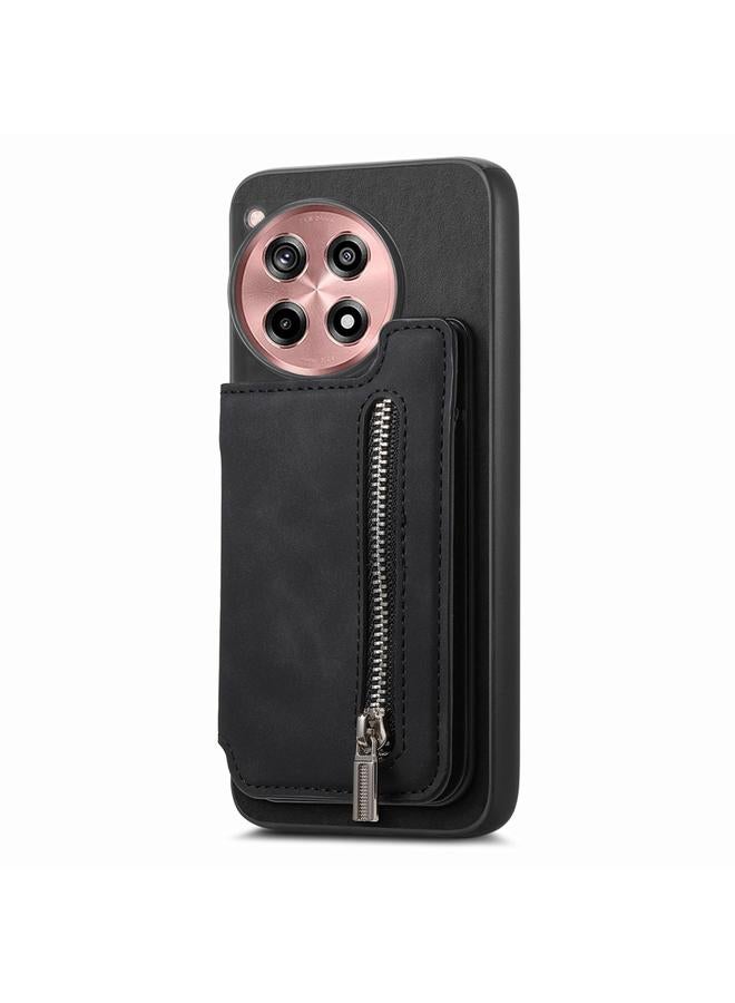 S-TOP Case For OnePlus Nord CE4 / Ace 3V Retro MagSafe Zipper Wallet Card Bag Back Phone Case - Image 2