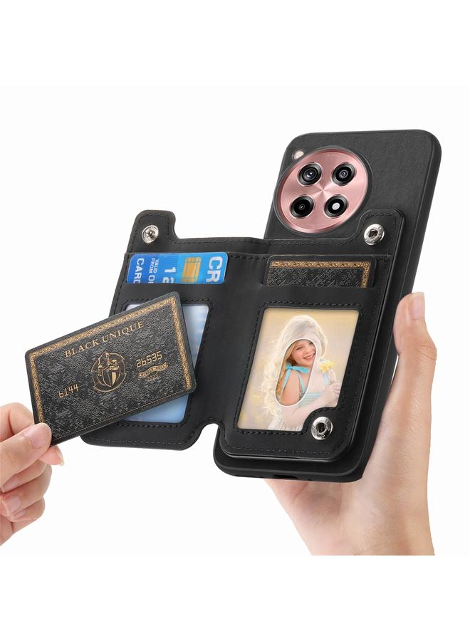 S-TOP Case For OnePlus Nord CE4 / Ace 3V Retro MagSafe Zipper Wallet Card Bag Back Phone Case - Image 4