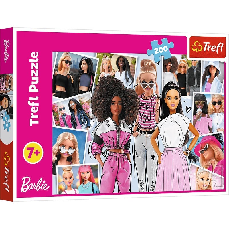 Trefl - In the World of Barbie Puzzle 200 Pieces - 13301 - Image 1