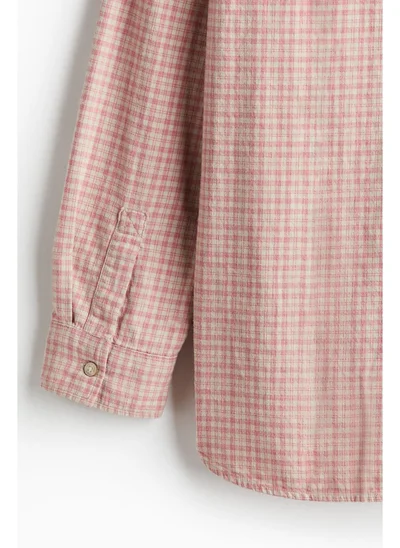 اتش اند ام Loose Fit Flannel shirt