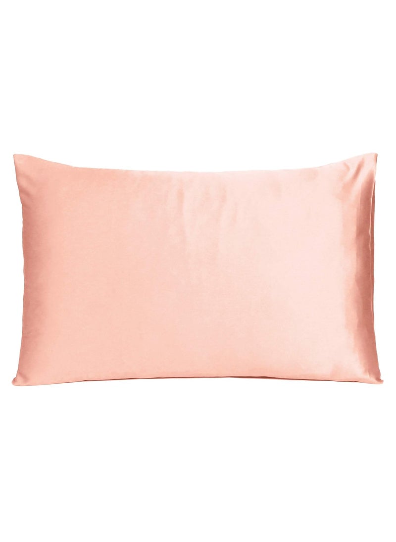 Handmade Fashion Decor Hub Satin Pillow Case 300 TC Pillow Covers Soft and Comfortable Satin Pillow Cover Pillowcase Silky for Hair and Skin Bedroom Set of 2PC Terracotta Standard 20x26 Inch  - Image 2