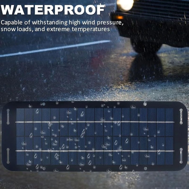 60W 12V Solar Panel Battery Charger Kit Waterproof ABS With Clip Cord For Car Boat - Image 4