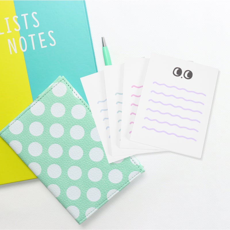 4Pcs Non-stick Memo Pad Message Paper Portable Writing Paper Practical Memo Pad Students Supplies - Image 3