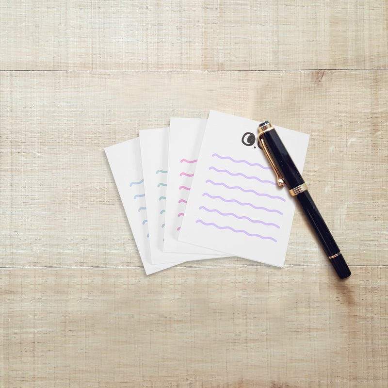 4Pcs Non-stick Memo Pad Message Paper Portable Writing Paper Practical Memo Pad Students Supplies - Image 5