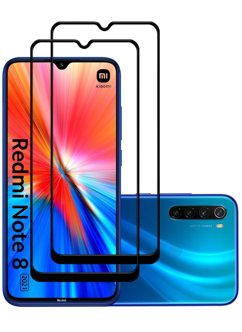 ACLIX 2 Pieces Antistatic ESD Dustproof Premium Quality High Definition Tempered Glass Screen Protector Designed For Xiaomi Redmi Note 8 - Image 1