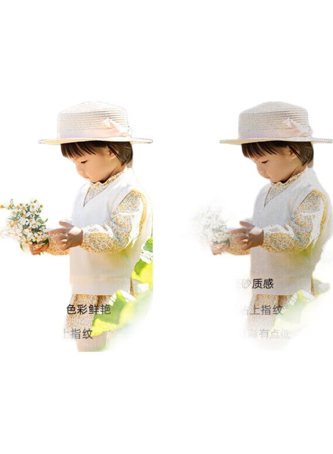 Huiwei ورق صور لامع عالي 150 جرام (6 بوصة) مع خلفية لاصقة، متوافق مع طابعات HP/كانون/إبسون، ورق طباعة صور لاصق، 50 ورقة/علبة - Image 2