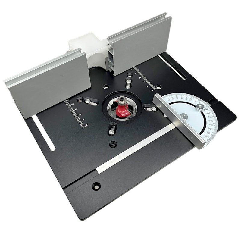 Router Table Insert Plate Aluminum Alloy Wood Milling Flip Board Trimming Machine Engraving Auxiliary Tool Woodworking Benches - Image 5