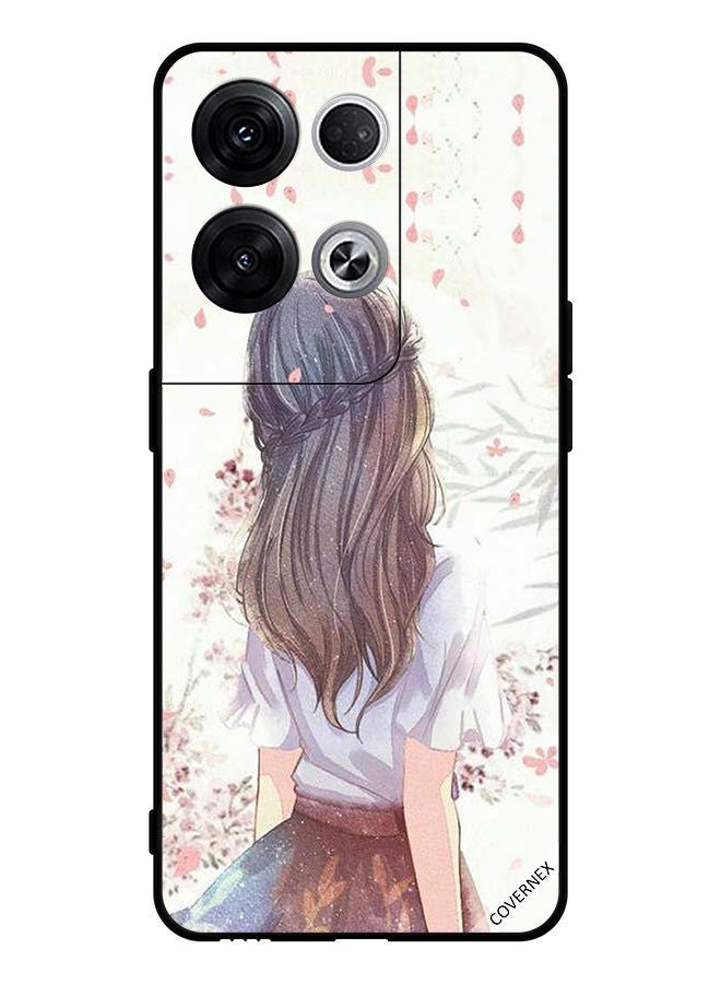 Covernex Protective Case Cover For Oppo Reno8 Pro+ Cute Girl In Deep Thinking - Image 1