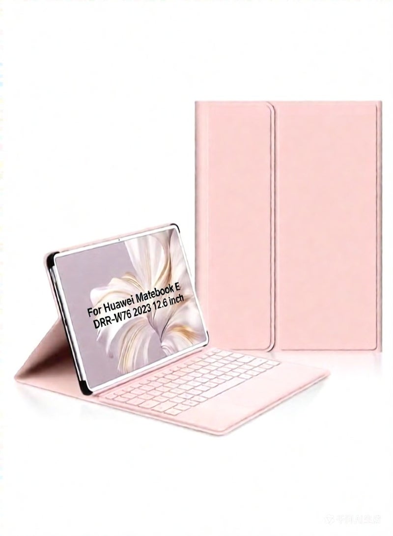 Bluetooth Keyboard Case for Huawei Matebook E DRR-W76 12.6inch 2023, Stand Protective Cover Cases