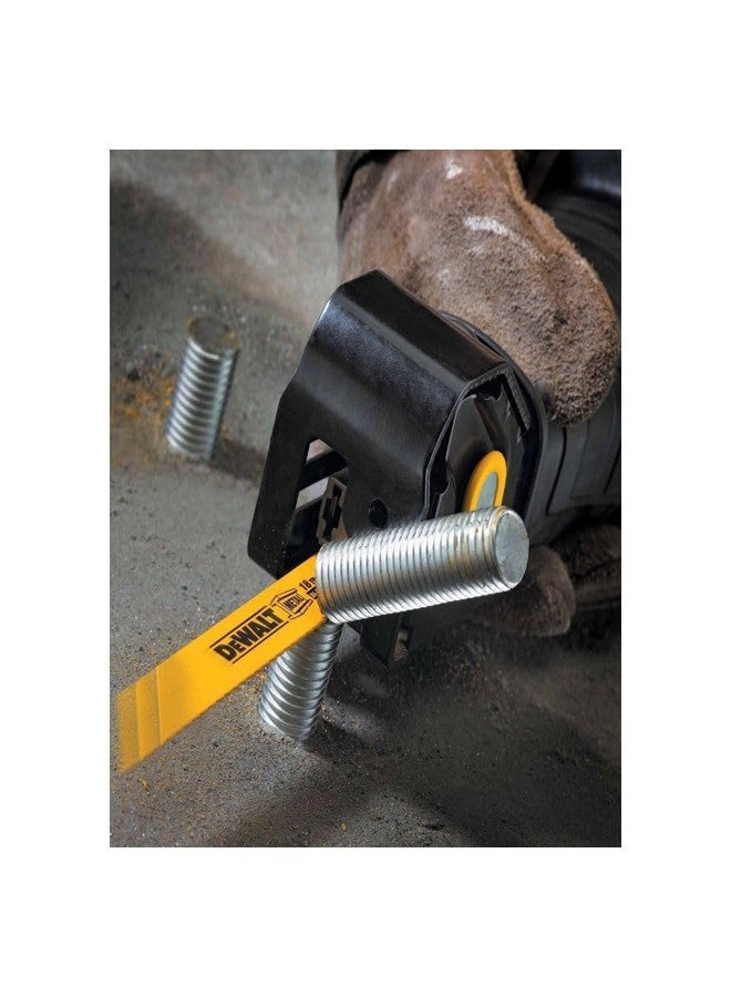 DEWALT Reciprocating Saw Blades, Straight Back, Bi-Metal, 6-Inch 24 TPI, 5-Pack (DW4813) - Image 2