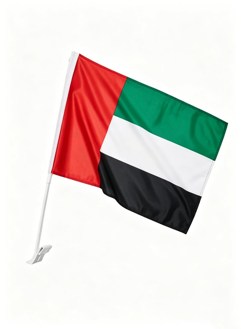 4 Pcs UAE Car Window Flag For UAE National Day Flag Day Celebration 12X18 Inch - Image 2