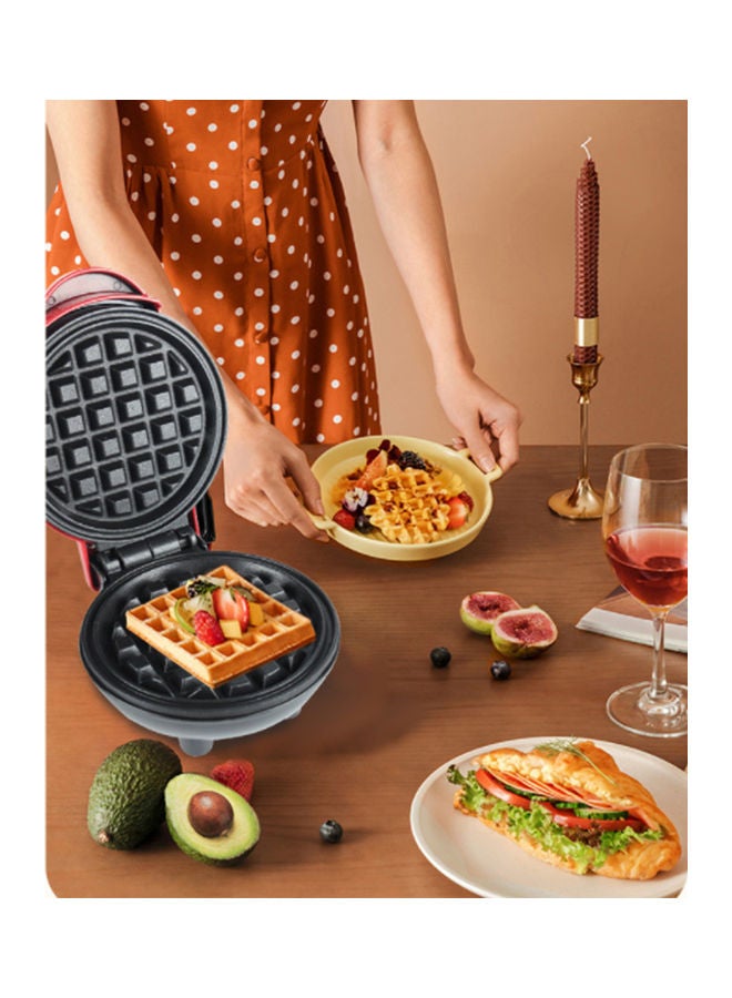 Multipurpose Waffle/Home Bread/Pizza/Mini Baking Cake/Sandwich Maker 420.0 W Breakfast machine Red/Black  - Image 2
