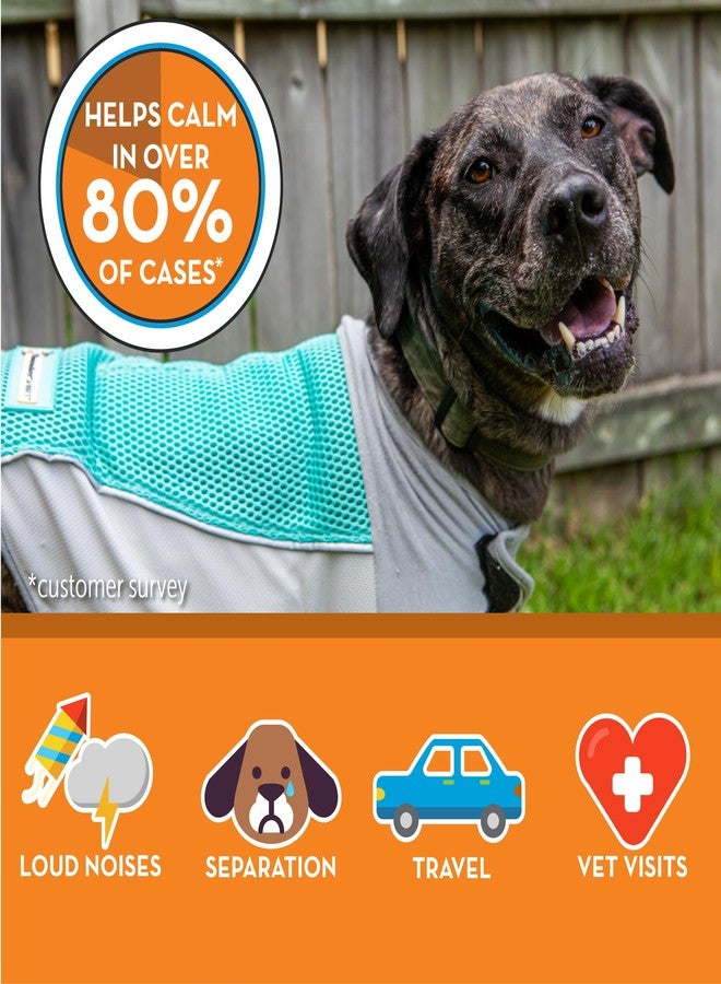 ThunderShirt Breeze for Dogs, X-Small, Aqua, Extra Breathable Mesh Fabric, Dog Anxiety Relief Vest for Every Day Stress & Calming During Thunder Storms and Fireworks - Image 4