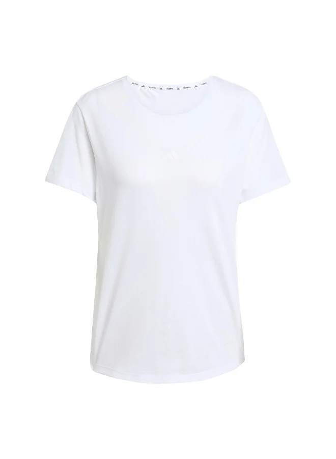 Adidas Adidas Motion  Es T White T-Shirt (Short Sleeve) T-Shirts For Women
