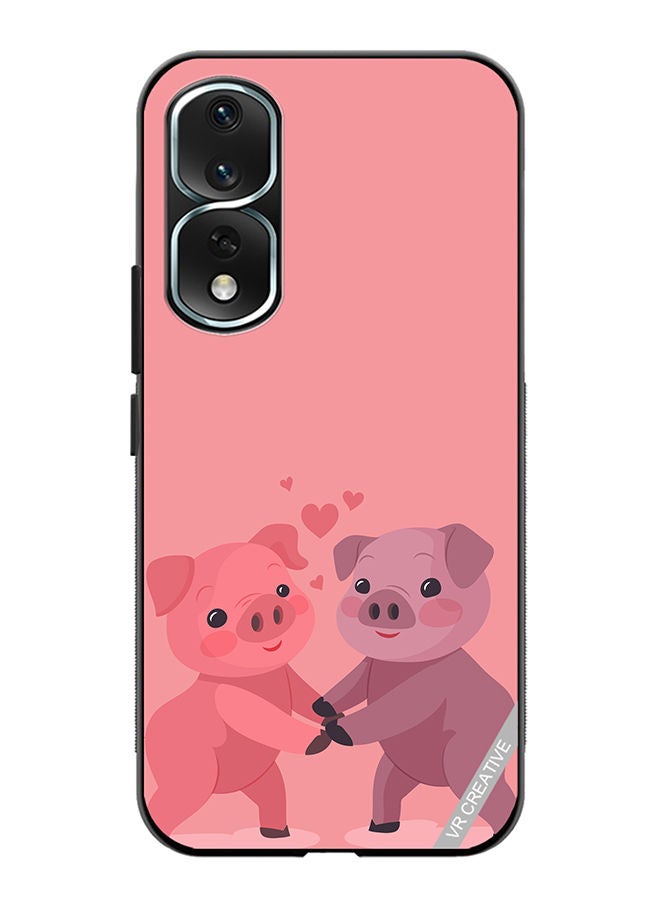 VR CREATIVE Protective Case Cover For Honor 80 Pro Love Pig Design Multicolour - Image 1