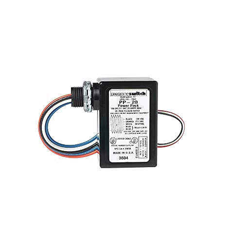 Lithonia Lighting PP20 Power Pack for Low Voltage Sensor System, Dual Voltage Transformer, Self-Contained Relay, Powers Up to 14 Sensors - Image 1