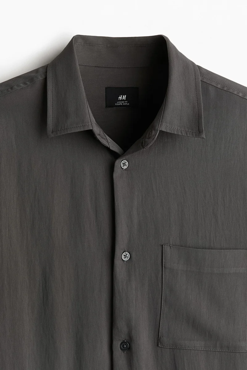 H&M Loose Fit Satin shirt
