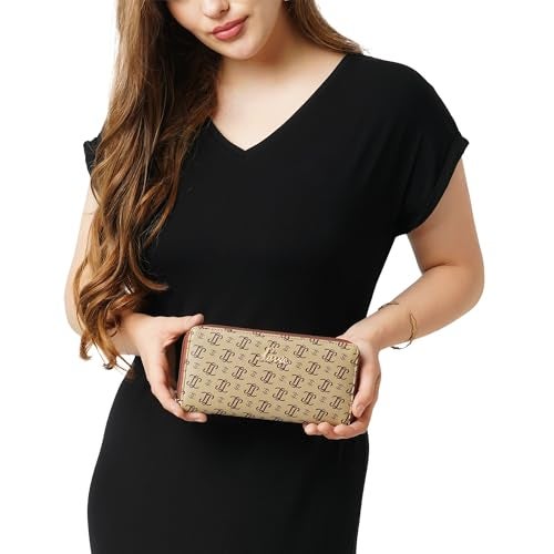 Lavie Women's Sacy Monogram LL Print Large Zip around Wallet | Ladies Purse Handbags - Image 2