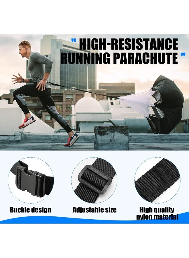 Agility Speed Training Equipment Set 20ft Speed Ladder 12 Cones 4 Adjustable Hurdles Jump Rope Parachute Ideal for Basketball Football Soccer for Youth Adults - Image 3