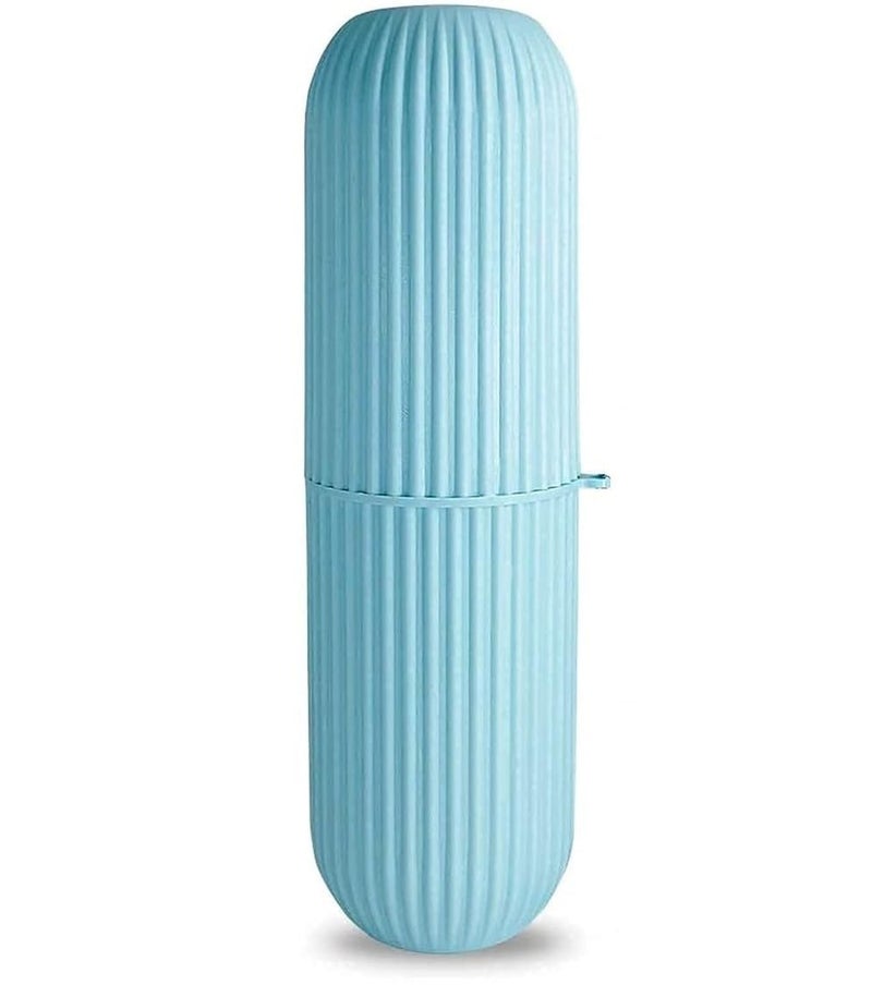 RIOMAX Portable Plastic Toothbrush Holder for Bathroom Pack of 1 Multicolor - Image 1