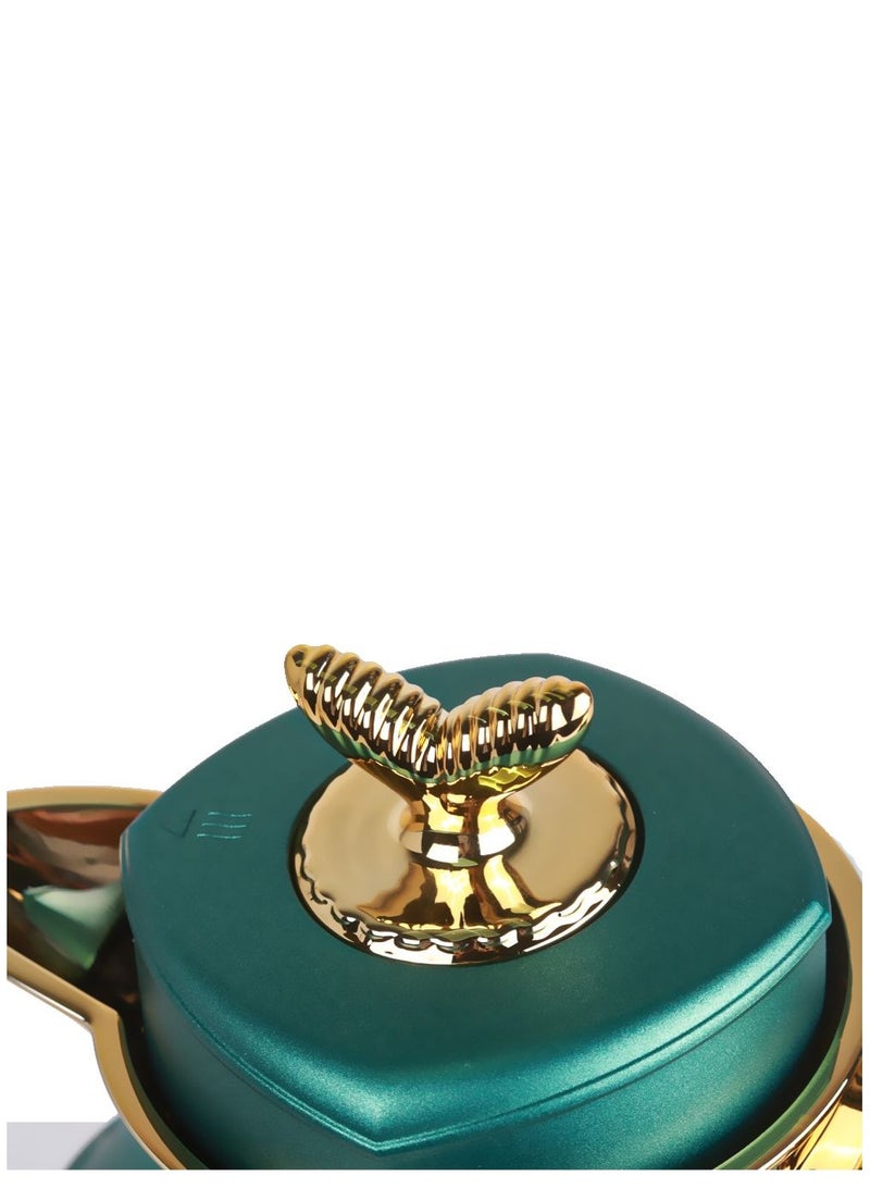 السيف  طقم ترامس افلين من السيف شاي/قهوه اللون الاخضر/الذهبي - Image 3