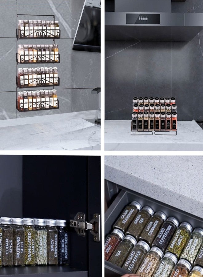 SWOMMOLY 892 Spice Jar Labels in 5 Different Types of Spice Labels with Chalk Marker Set.800 Printed Spice Labels with 92 Extra Write-on Labels Stickers for DIY, Waterproof & Tear-Resistant. - Image 3