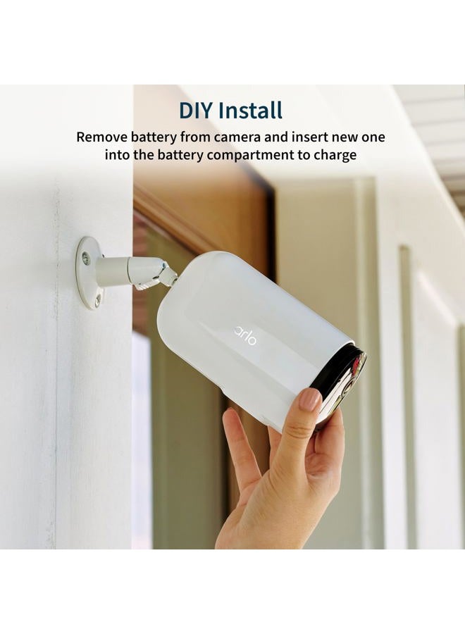ARLO XL Rechargeable Battery - Arlo Certified Accessory - Works with Arlo Pro 3 Floodlight, Pro 4 XL, Ultra 2 XL, and Go 2 Cameras, White - VMA5420 - Image 4