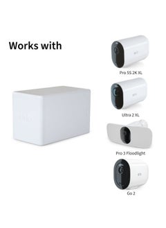 ARLO XL Rechargeable Battery - Arlo Certified Accessory - Works with Arlo Pro 3 Floodlight, Pro 4 XL, Ultra 2 XL, and Go 2 Cameras, White - VMA5420  - Image 2