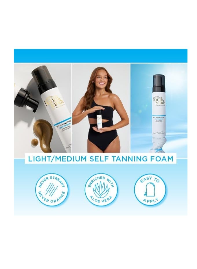 BONDI SANDS Light Medium Self Tanning Foam Lightweight Buildable Formula Gives a Sun kissed Glow for a Flawless Finish 200 mL 7 04 Oz - Image 5