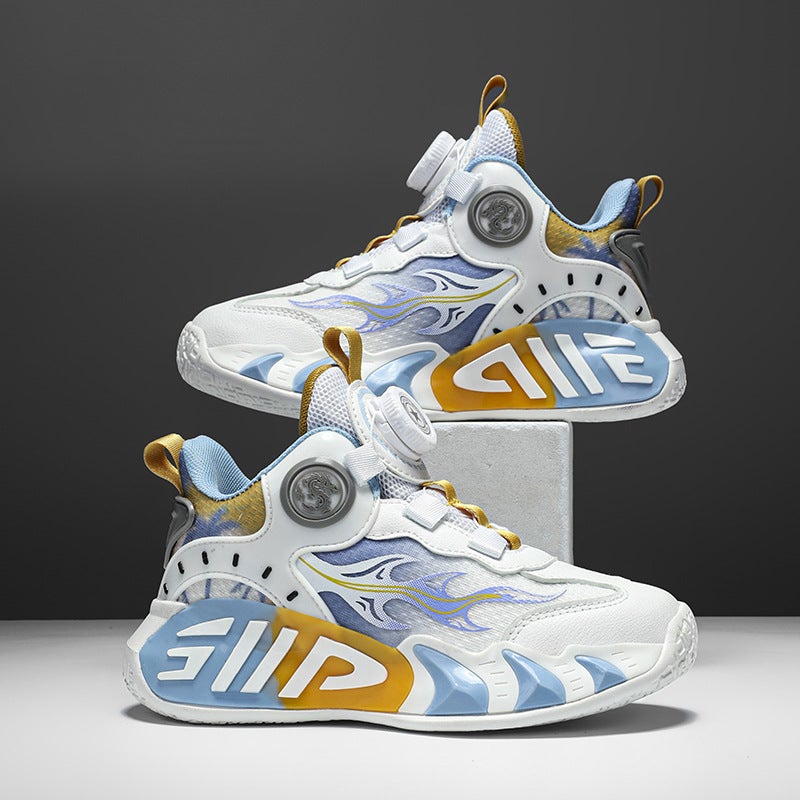 2024 Spring, Summer, Medium And Large Boys Sandals Hollow Mesh Sports Shoes Plus Velvet Cartoon Baby Shoes Manufacturer - Image 1