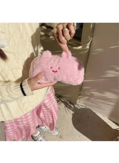 Kawaii Milk Cat Plush Pencil Case Large Capacity Strawberry Rabbit [Pencil]]