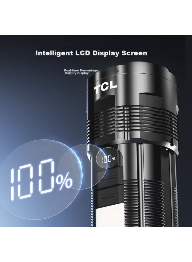 TCL Tclt1000 Flashlight, High Brightness, Long Battery Life, Outdoor Survival, Ultra-bright Long-range Beam, 5-12 Hour Runtime  - Image 4