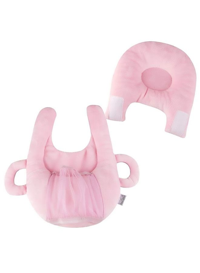 AGD 2-Piece Detachable Adjustable Self-Feeding Nursing Pillow with Washable Cover and Bottle Pocket - Image 2