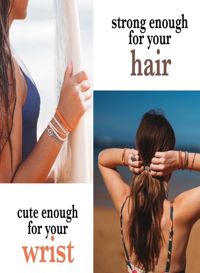 K'lani Hair Tie Bracelets for Women - Elastic Hair Bands That Double as Stylish Jewelry - Celebrate - Medium - Image 2