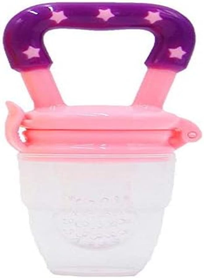 Fresh Food Milk Feeder Nibbler - 6 Months- Pink