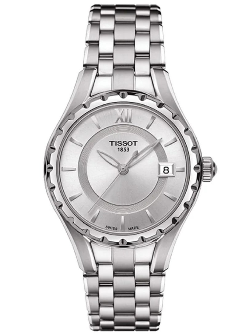 TISSOT T-Lady Silver Dial Stainless Steel Ladies Watch - Image 1