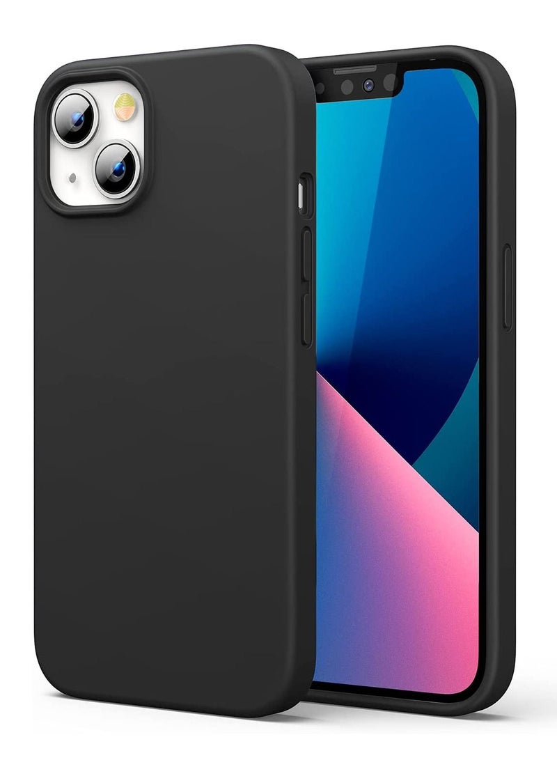 DUSALA Silicone Protective Case for iPhone 13 Case 6.1inch Soft Liquid Gel Rubber Cover Shockproof Bumper Anti-Scratch Anti-Fingerprint Anti-Drop Slim Thin Cover Compatible for iPhone 13 - Image 1