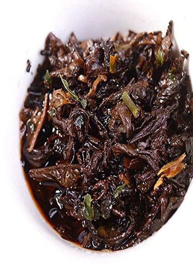 MIHUNTANG Nuomi Fragrant Puer Xiaojintuo Tea 10.58oz Cooked tea MiniNuomi Fragrant Tea Yunnan Puer 300g - Image 5