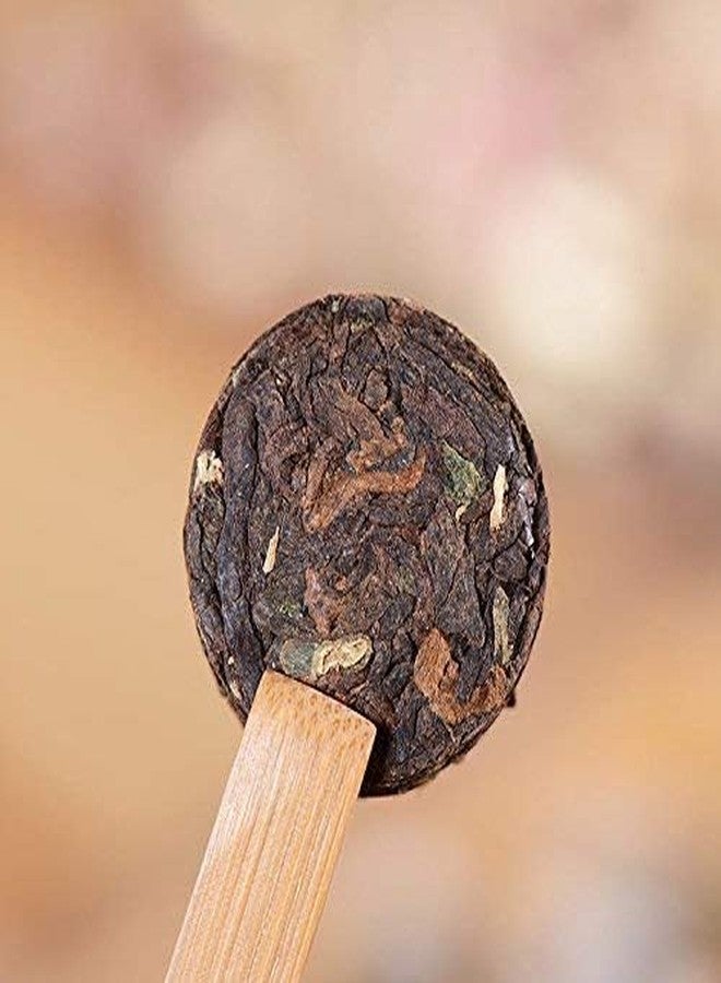 MIHUNTANG Nuomi Fragrant Puer Xiaojintuo Tea 10.58oz Cooked tea MiniNuomi Fragrant Tea Yunnan Puer 300g - Image 2