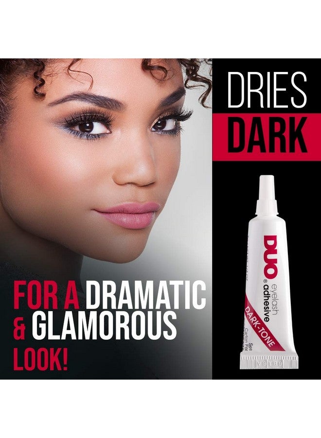 لاصق رموش DUO Strip للرموش الشريطية، لون داكن، 0.25 أونصة، عبوة واحدة - Image 1