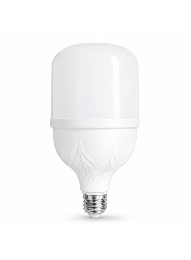 58W 6500K white light bulb with E27 base, powerful and energy-saving lighting with a 2-year warranty - Image 1