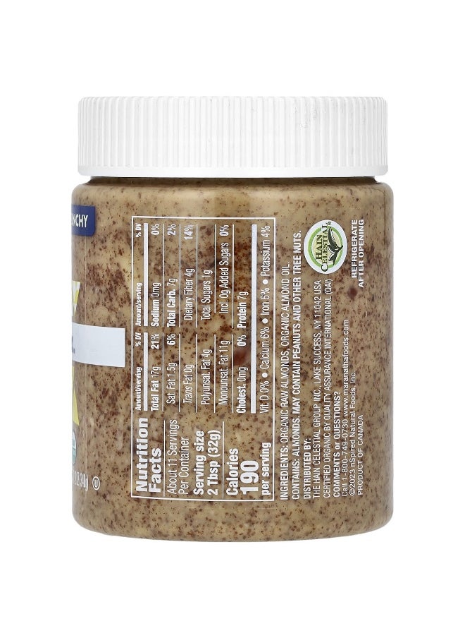 MaraNatha MaraNatha, Organic Raw Almond Butter, Crunchy, 12 oz (340 g)  - Image 2