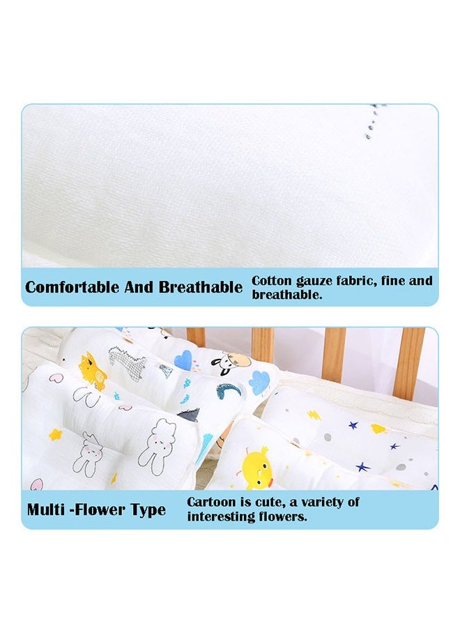 ZCM-HAPPY 2-Piece Baby Pillow Cartoon Pattern Children Shaped Pillow, Head Protection Anti-Roll Baby Bedding Baby Nursing Pillow  - Image 3