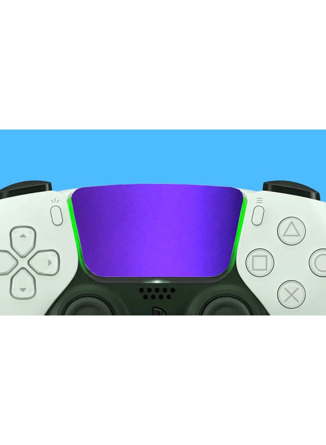 general Ps5 Pad Skin Sticker Handle Sticker Middle Film Touch Pad Protector Carbon Fibe-Color:Black Plaid - Image 5