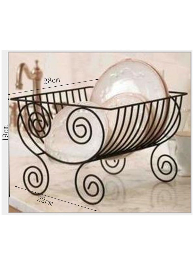 LOULUEN حامل مصفاة الأطباق في المطبخ